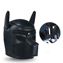 Erotic Doggy Roleplay Leather Hood Mask