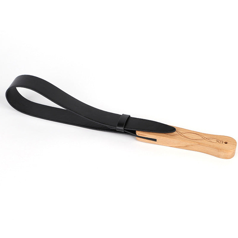 Wooden Handle Willow Leaf Paddle