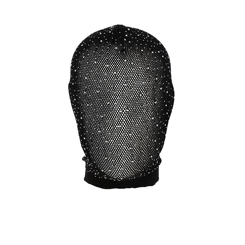 Capuche en maille diamant