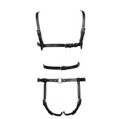 Lace and Diamond Bondage Harness