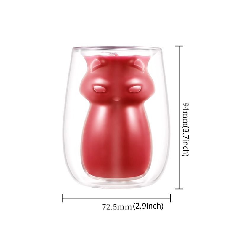 Fox Shape Low Temperature Cup Candle [Diversified Aroma]