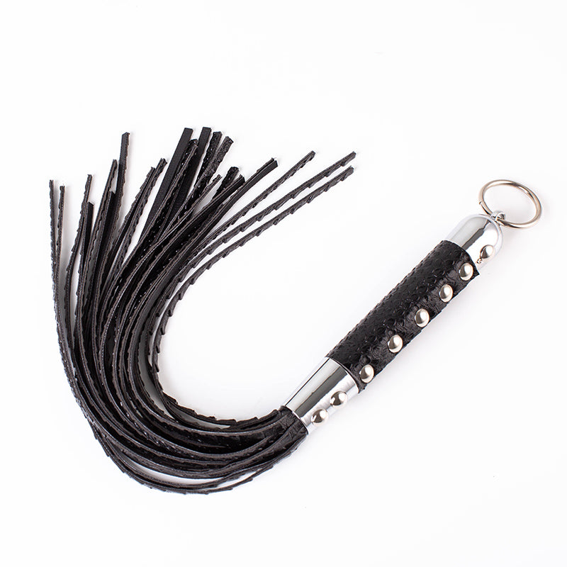 Enigma Metal Stud Handle Flogger