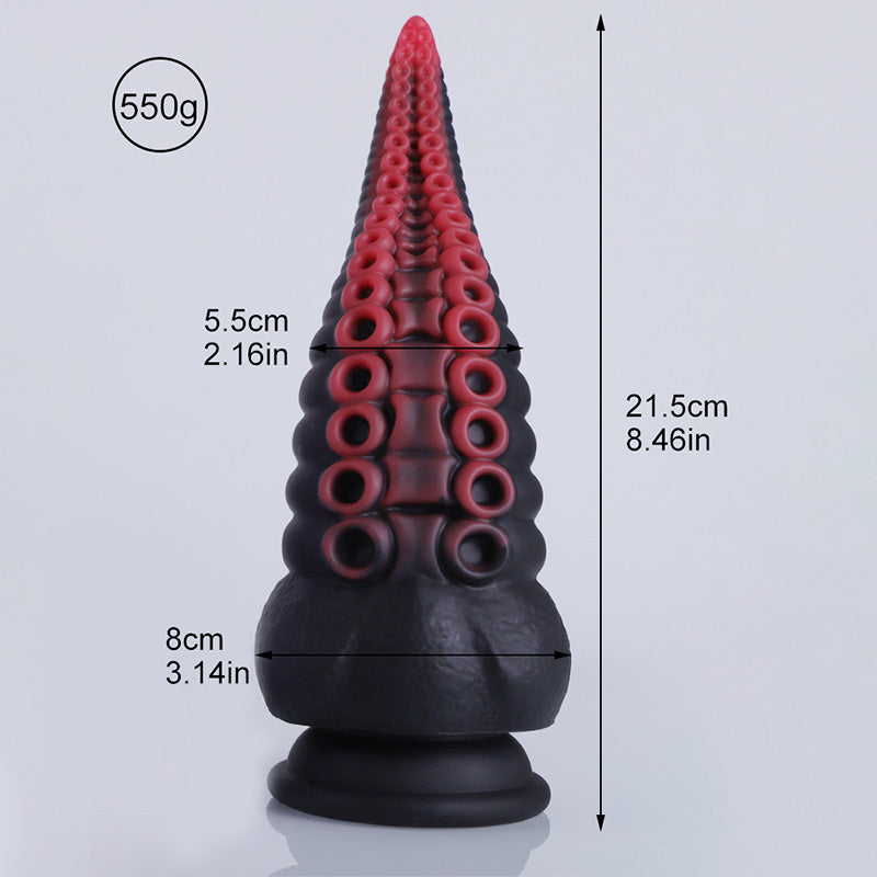 Extenseur anal en silicone avec un design de tentacule unique