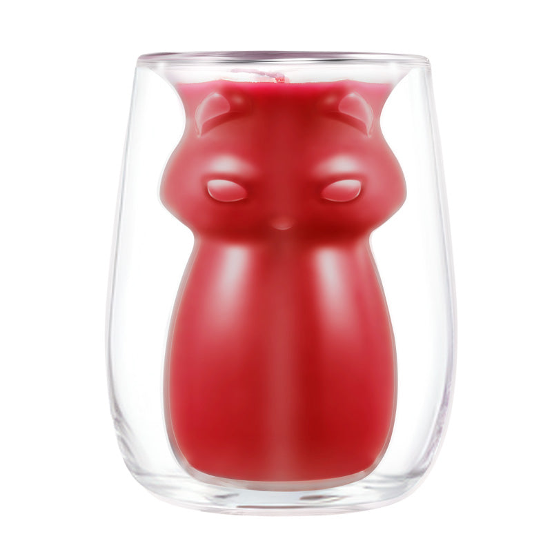 Fox Shape Low Temperature Cup Candle [Diversified Aroma]