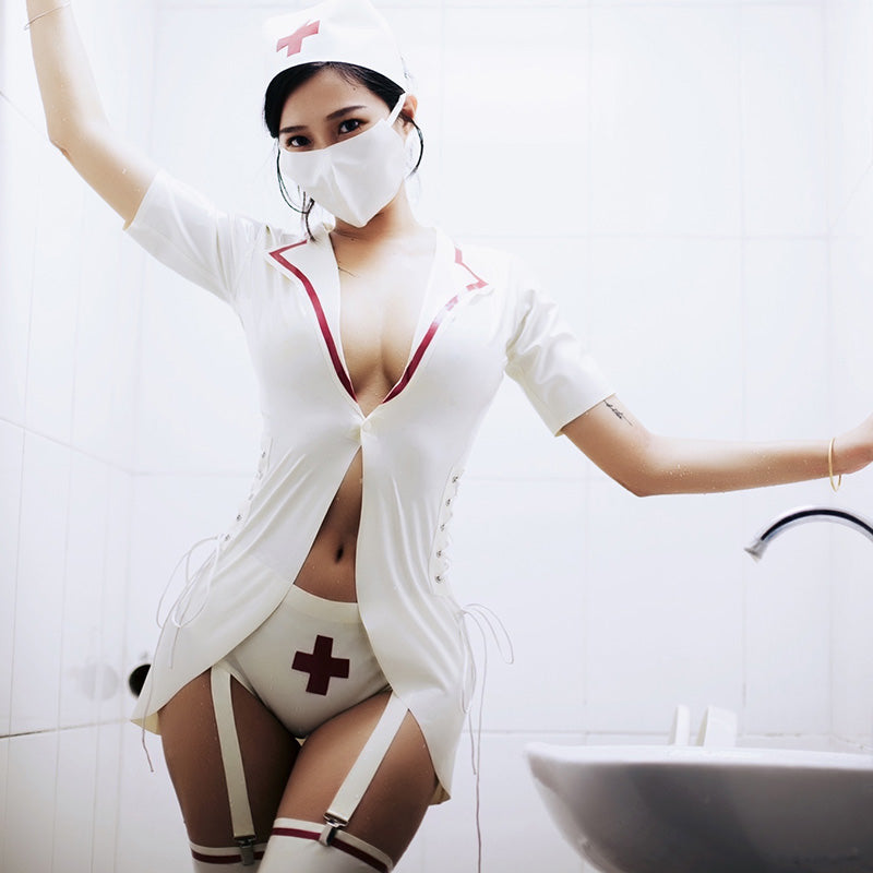 [CUSTOMIZED] Latex Nurse Uniform