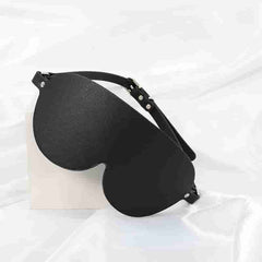 Adjustable Leather Blindfold
