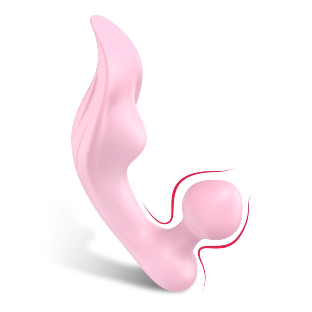 Vibrador portátil Chomper con plug anal