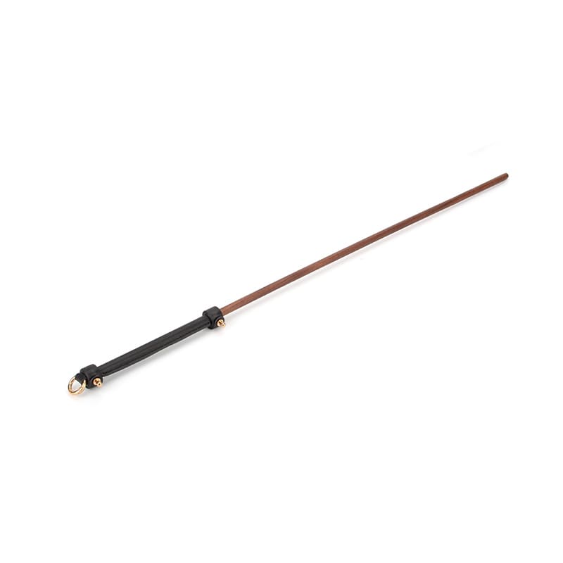 Premium Leather and Walnut Wood Spanking Pointer/Crop