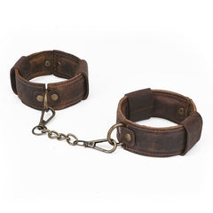 Vintage Leather Ankle Cuffs