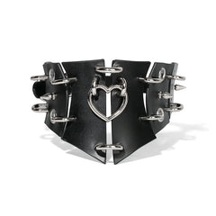 Punk Style Locking Ring Collar